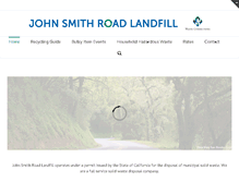 Tablet Screenshot of johnsmithroadlandfill.com